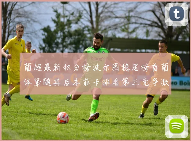葡超最新积分榜波尔图稳居榜首葡体紧随其后本菲卡排名第三竞争激烈