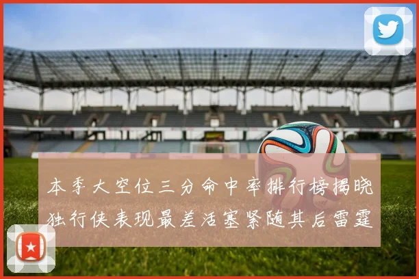 本季大空位三分命中率排行榜揭晓独行侠表现最差活塞紧随其后雷霆排名第九